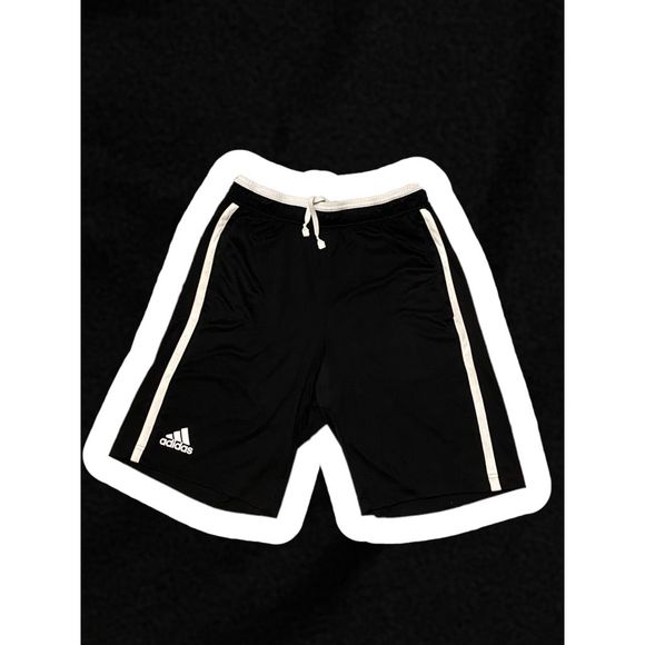 Adidas Athletic Climacool Shorts with pockets Black and White Men’s Size Medium - Picture 1 of 6